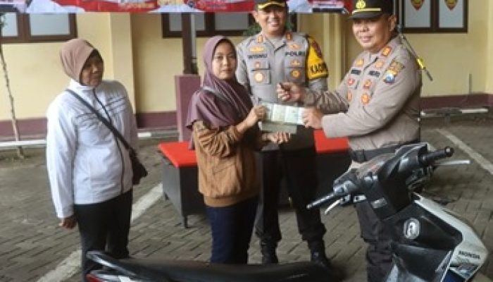 Amalia Tak Menyangka Motornya yang Dicuri Akan Kembali