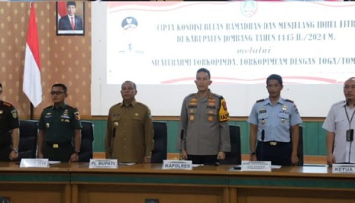 Gelar Silaturahmi Cipta Kondisi Wujudkan Jombang Kondusif Di Bulan Ramadan Dan Idul Fitri 1445 H