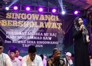 Bupati Ikfina Hadiri Ruwah Desa Singowangi, Gelar Shalawat – Tahlil