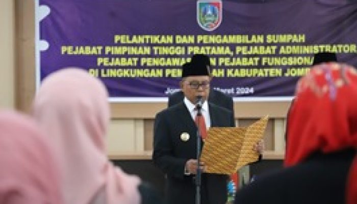 Nomenklatur Berubah, Kepala Bapenda Dilantik Pj Bupati Jombang