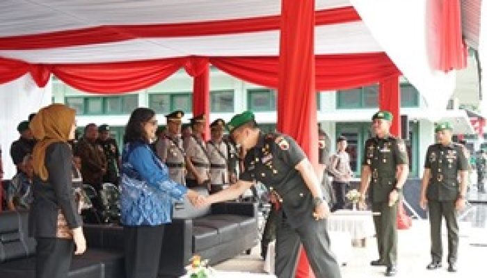 Pj Wali Kota Kediri Hadir Upacara Serah Terima Jabatan Komandan Yonif 521 Dadaha Yudha