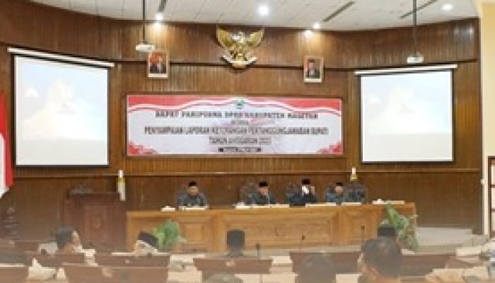 Rapat Paripurna DPRD Agenda Penyampaian LKPJ Bupati T.A 2023