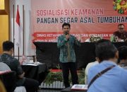 Tingkatkan Kualitas Penjualan Pelaku Usaha Pangan Segar, DKPP Kota Kediri Berikan Sosialisasi Keamanan Pangan Segar Asal Tumbuhan
