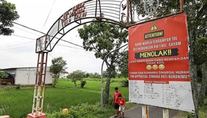 Warga Terdampak Tol Kediri-Tulungagung di Kota Kediri Minta Harga Tanah Dinaikkan