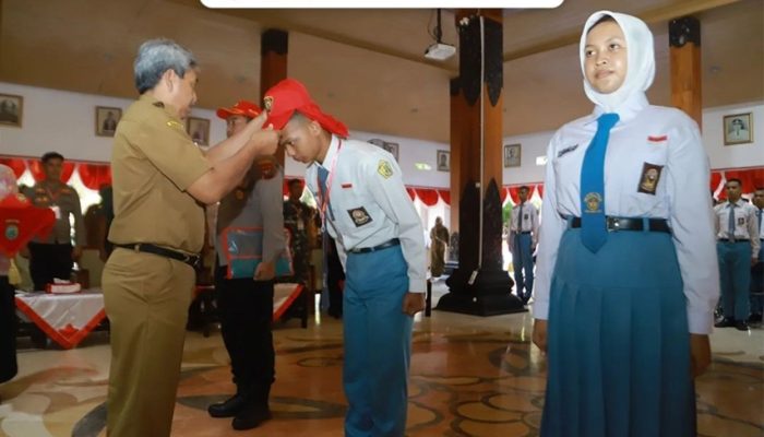 72 Calon Anggota Paskibraka Trenggalek Mulai Ikuti Latihan Dalam Persiapan Upacara HUT Ke-79 RI