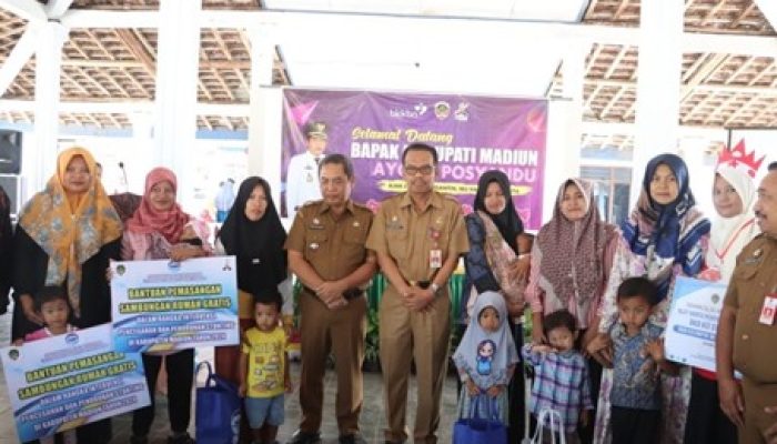 Sukseskan Bulan Timbang, Pj Bupati Madiun Ajak Warga Bawa Anak-Anak Ke Posyandu