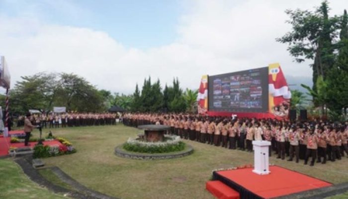 Apel Akbar Pramuka Dan Pelatihan Kepramukaan Tingkat Penegak Se-Jawa Timur Pecahkan Rekor Muri
