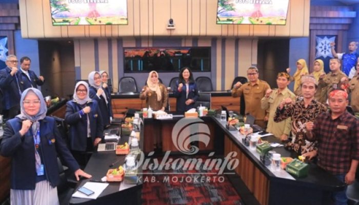 Terima Tim Visitasi Kepemimpinan Nasional PKN Tingkat II Pusdiklat Kementerian Kominfo 2024, Bupati Ikfina Beberkan Inovasi Digital Milik Pemkab Mojokerto