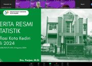 Paparkan Inflasi Bulan Juli, Kepala BPS Sebut Inflasi Kota Kediri Lebih Rendah Dibanding Daerah lain