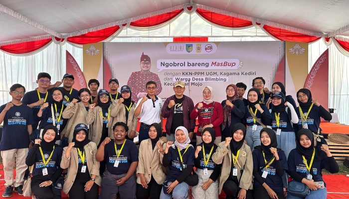 Mas Dhito Apresiasi Kolaborasi KKN UGM Dan Kagama Kediri Gelar Program Kerja Di Desa