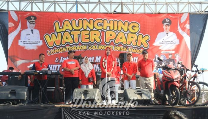 Resmikan Wisata Water Park Long Storage Desa Kwatu, Bupati Ikfına Harapkan Jadi Modal Tingkatkan Pendapatan Desa