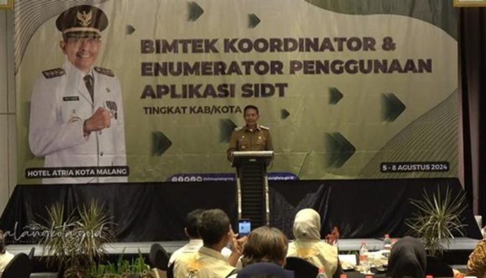 Buka Bimtek, Pj. Wali Kota Malang Beberkan Pentingnya SIDT