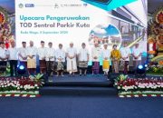 Upacara Pengeruwakan Dan Peletakan Batu Pertama Pembangunan TOD Sentral Parkir Kuta