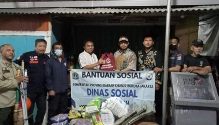 Sudinsos Jakpus Distribusikan Bantuan Bagi Korban Kebakaran Pejambon