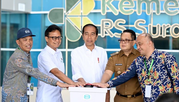 Presiden Jokowi Resmikan RS Kemenkes Surabaya, Tekankan Masyarakat Berobat Di Dalam Negeri