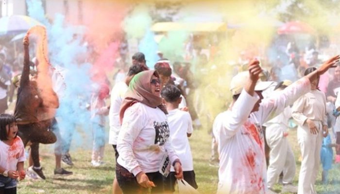 Bawaslu Kota Batu Gelar Colour Fun Run 2024, Ajak Generasi Muda Awasi Pemilu