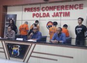 Polda Jatim Berhasil Ungkap Kasus Pencurian Baterai Tower Milik Provider, 4 Tersangka Diamankan