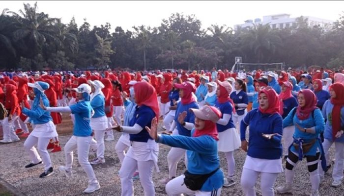 Ribuan Warga Ikuti Senam Dan Jalan Sehat Bersama KORMI Provinsi DKI Jakarta