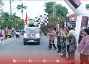 KPU Kabupaten Magetan Gelar Kirab Maskot Pilkada Serentak 2024