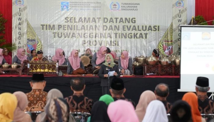 Terima Tim Penilaian LPMK Tingkat DIY Di Kalurahan Sinduharjo, Bupati Sleman Harap Jadi Motivasi Kalurahan Wujudkan Tertib Administrasi