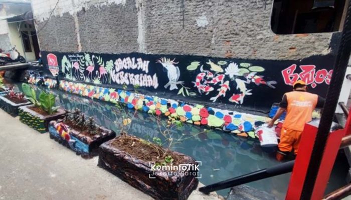 Dihias Mural, Penataan Kawasan TW3 Kota Bambu Utara Capai 95 Persen