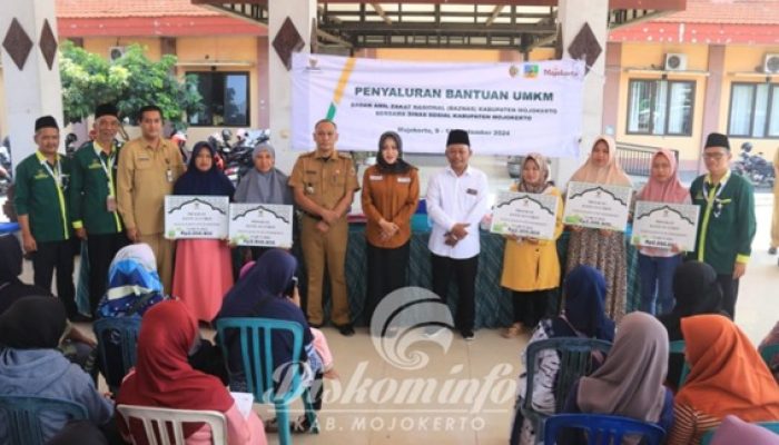 100 Pelaku UMKM Di Kabupaten Mojokerto Terima Bantuan Usaha Dari Baznas