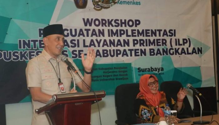 Buka Workshop Penguatan ILP, Pj Bupati Bangkalan Minta Puskesmas Lebih Dekat dengan Masyarakat