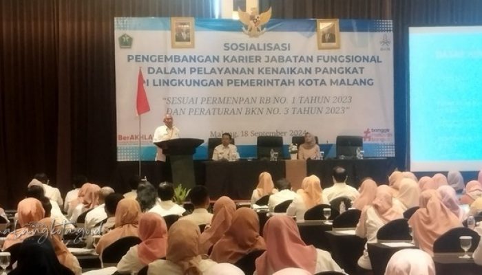 BKPSDM Kota Malang Gelar Sosialisasi Pengembangan Karir Jabatan Fungsional