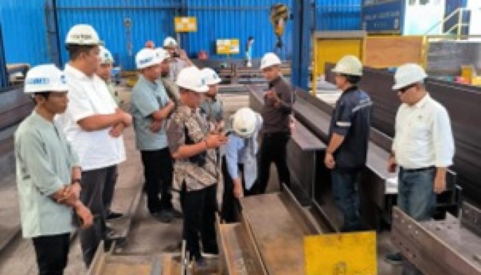 Optimalisasi Pembangunan Jembatan Patihan-Sogaten, Pemkot Madiun Bersama PPS Kejari Pantau Langsung Pekerjaan Pabrik Jembatan