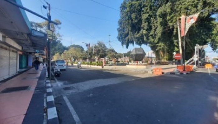 Dinilai Rawan Kecelakaan, Dishub Kota Blitar Ubah Jalur Kendaraan Di Empat Ruas Jalan Kota