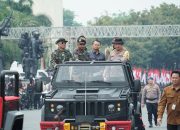 Kapolri Cek Gladi Bersih Apel Gelar Pasukan Pengamanan Pengambilan Sumpah Presiden dan Wapres RI