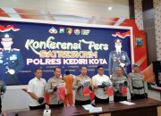 Polres Kediri Kota Gelar Konferensi Pers Ungkap Kasus Pembunuhan