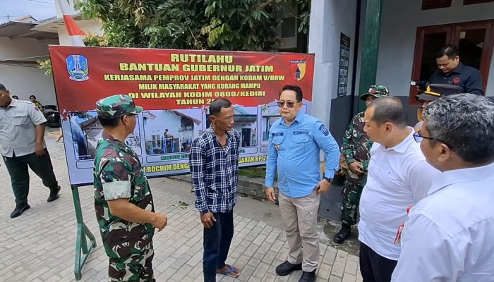 PJ Gubernur Jatim Pantau Program Rutilahu atau Rumah Tidak Layak Huni