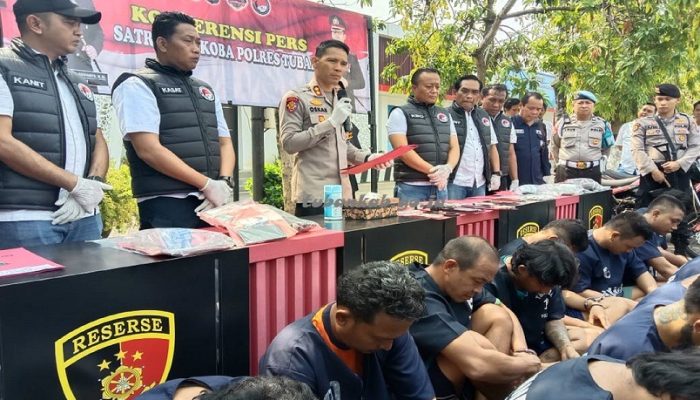 Dukung Program 100 Hari Asta Cita, Polres Tuban Rilis Belasan Kasus Narkoba