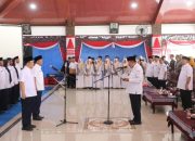 Dorong Regenerasi dan Optimalisasi Pelayanan Kemanusiaan, Pj Bupati Sampang Lantik Pengurus PMI