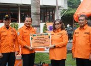 Pj Wali Kota Kediri Pimpin Apel Gladi Kesiapsiagaan Menghadapi Ancaman Bencana di Kota Kediri