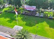 Pj Wali Kota Kediri Bersama Kapolres Kediri Kota dan Komandan Brigif 16 Wira/Yudha Pimpin Apel Gelar Pasukan Operasi Kepolisian Terpusat Lilin Semeru 2024