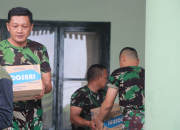 Kodim 0820/Probolinggo Salurkan 560 Dos Air Mineral Untuk Warga Gili Ketapang