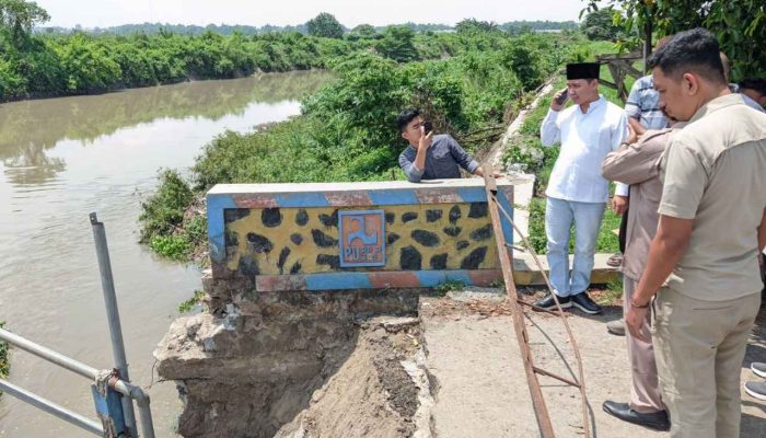 Jembatan Putus di Desa Kedunggempol Mojosari, Ini Langkah Cepat Wabup Mojokerto Gus Barra
