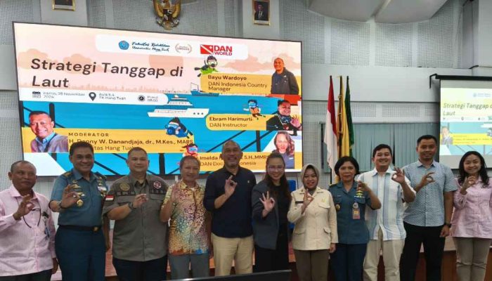 Kolegium Kedokteran Kelautan KKI Dukung Kuliah Tamu FK UHT tentang “Strategi Tanggap Laut”
