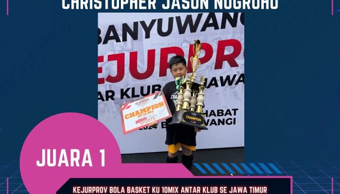 Viral !!! Siswa SDK Petra Kediri Raih 3 Gelar Kejuaraan Bola Basket Antar Klub Nasional Dalam Waktu Sebulan