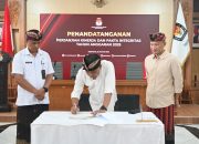 KPU Bali Mantapkan Integritas Lewat Penandatanganan Perjanjian Kinerja 2025