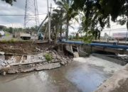 Pemkab Kediri Tangani Plengsengan Sungai Kalasan Yang Ambrol