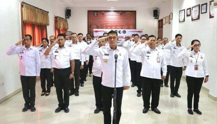 Awali Tahun 2025, Lapas Kerobokan Ikuti Apel Bersama Secara Virtual
