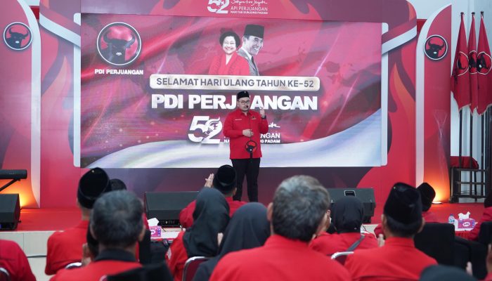HUT ke-52 PDI-P, Mas Dhito Ajak Struktur Partai Solidkan Barisan