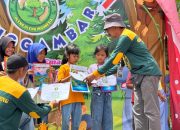 Edukasi Pelestarian Lingkungan Dan Lomba Mewarnai Digelar Di Sumber Kali Bening Kecamatan Ngancar Kabupaten Kediri