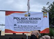 Polsek Semen Pindah Sementara, Renovasi Mako Selesai Dalam 1-2 Bulan