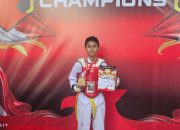 Viral !! Tendangan Maut Atlet Asal Kota Kediri Dalam Turnamen Taewondo “Bela Negara Cup 2025” Kanjuruhan Raih Medali Emas Mewakili SMP Progresif Bumi Sholawat Sidoarjo