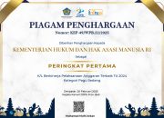 Kanwil Kemenkumham Bali Raih Peringkat Pertama Kinerja Pelaksanaan Anggaran Terbaik Tahun Anggaran 2024