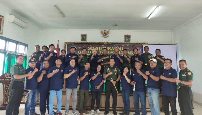 Silahturahmi Dandim 1616/Gianyar Dengan Insan Media Tahun 2025